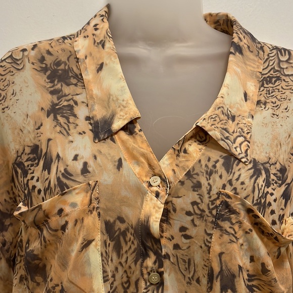 Free People sheer shirt - Picture 2 of 3